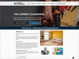 Home Maintenance &amp; Rehab Solutions | Affordable Web Portfolio