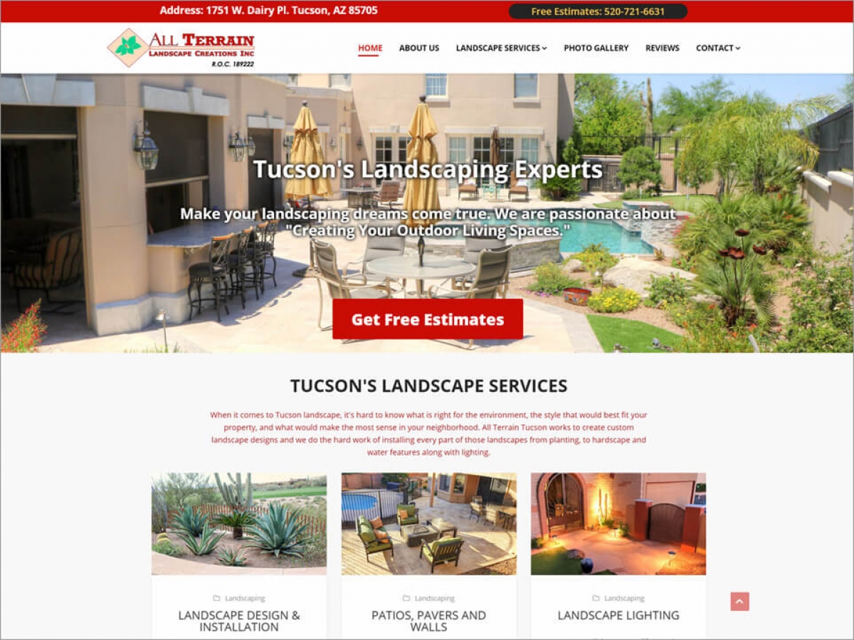 All Terrain Tucson Creation Inc. | Affordable Web Portfolio